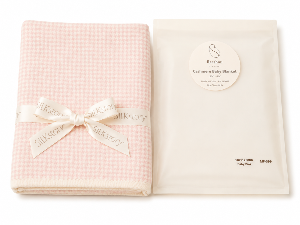 Manta de Cashmere para Bebé – Pink
