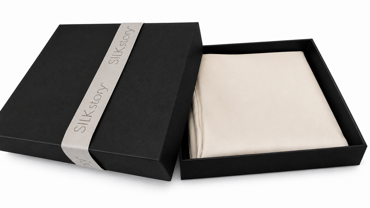 Funda de Almohada Boudoir de Seda – Bone