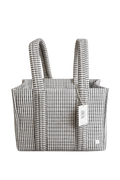 Quilted Mini Go Go Tote - Gingham Black