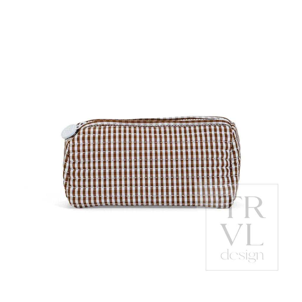 Quilted Pochette Bag - Gingham Coco