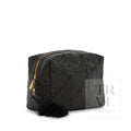 Luxe Bali Straw - Everything Bag - Cane Midnight