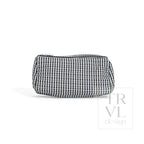 Quilted Pochette Bag - Gingham Black