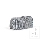 Quilted Pochette Bag - Gingham Black