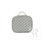 Cosmetic Toiletry Case - Surrey With Green Pinstripe Liner