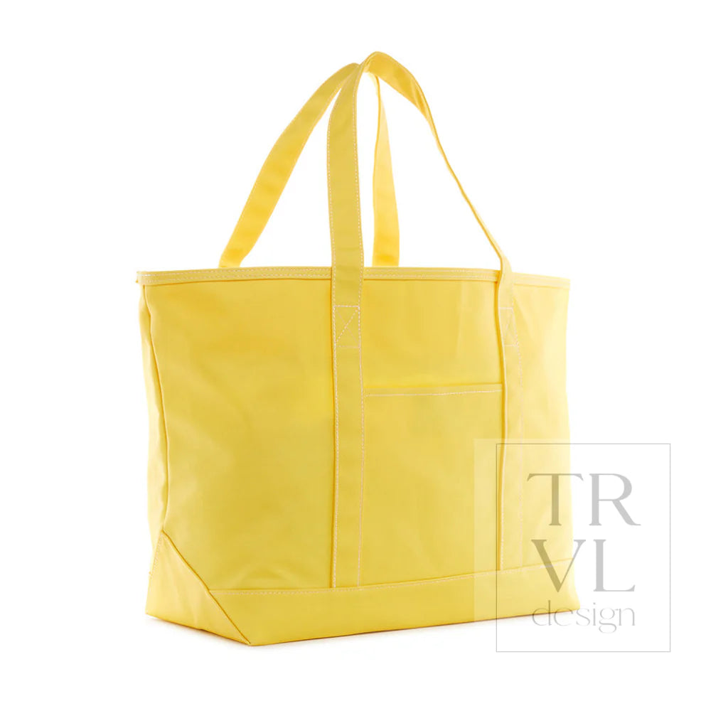 Maxi Tote - Coated Canvas Large Daffodil