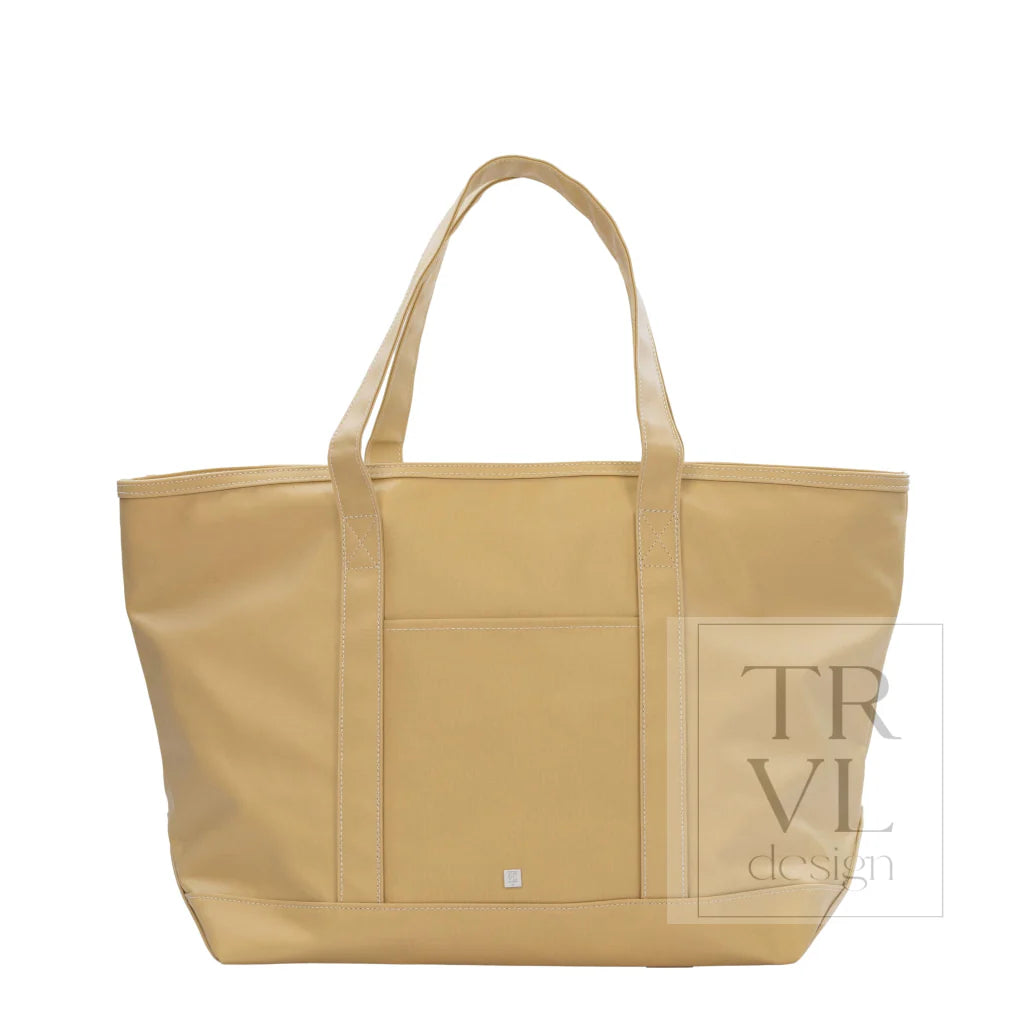 Maxi Tote - Coated Canvas Large Khaki