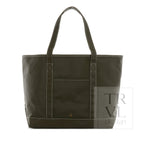 Maxi Tote - Coated Canvas Large Olive