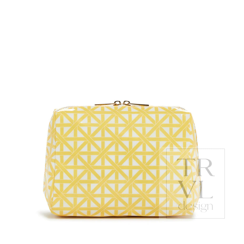 Luxe Gloss Double Zip Med - Trellis Lemon