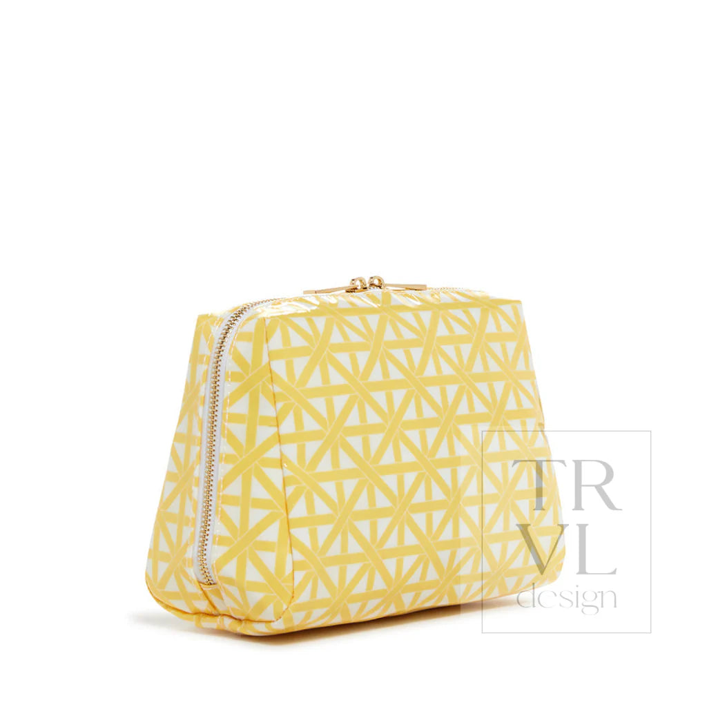 Luxe Gloss Double Zip Med - Trellis Lemon