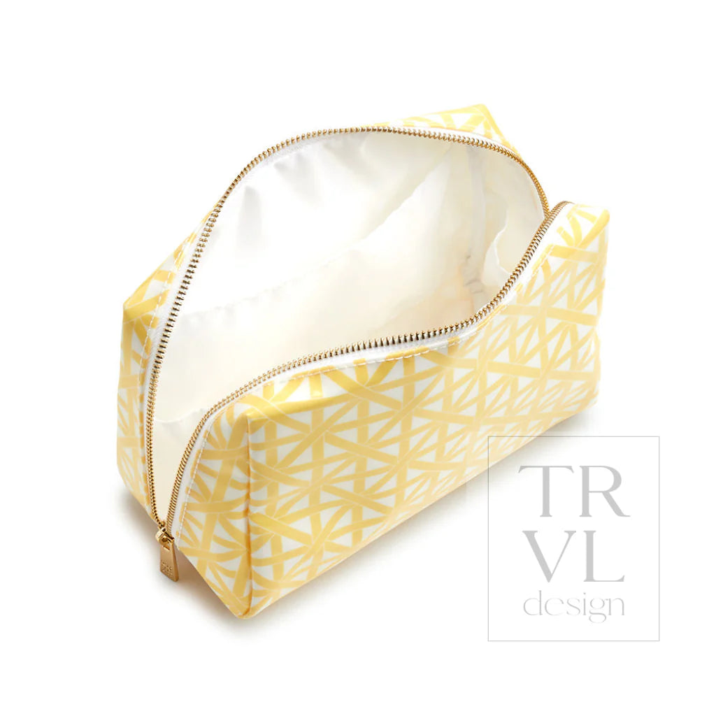 Luxe Gloss Double Zip Med - Trellis Lemon