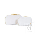 Luxe Duo Case - Woven Blanc