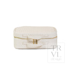 Cosmetic Toiletry Case - Woven Sand