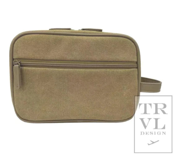 Men'S Kit Case - Toiletry Bag Coated Canvas Hay