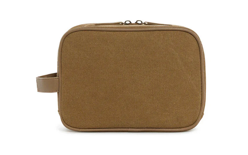 Men'S Kit Case - Toiletry Bag Coated Canvas Hay