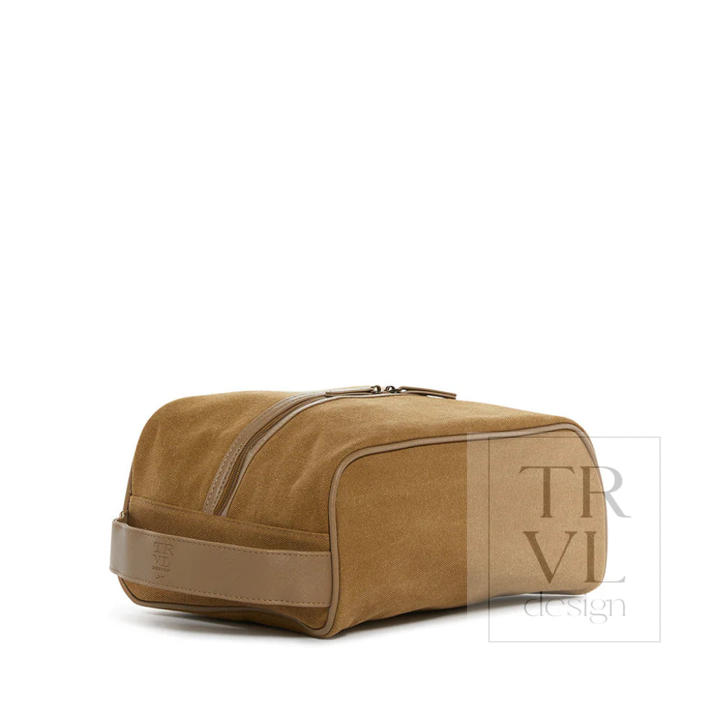 Men'S Shoe Bag - Coated Canvas Hay