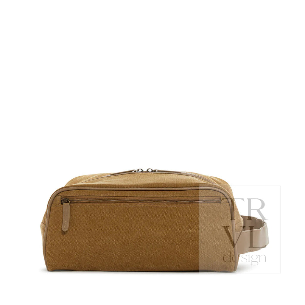 Men'S Shoe Bag - Coated Canvas Hay