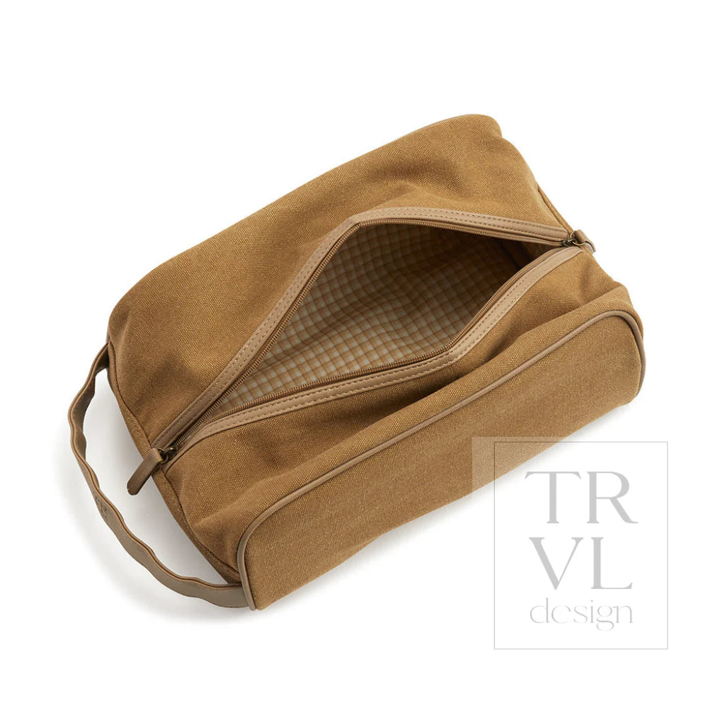 Men'S Shoe Bag - Coated Canvas Hay