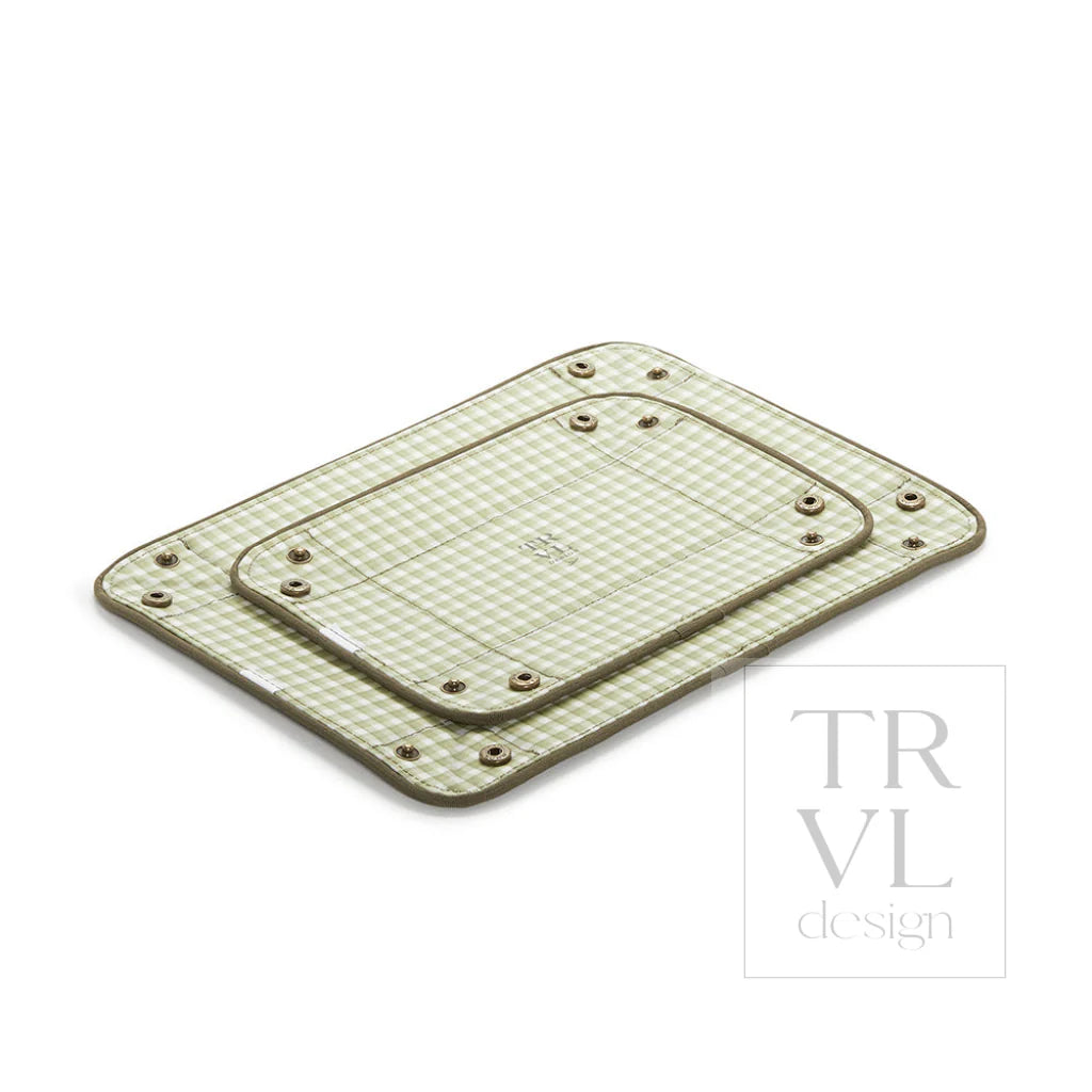 Men'S Tray Set - Coated Canvas Cactus