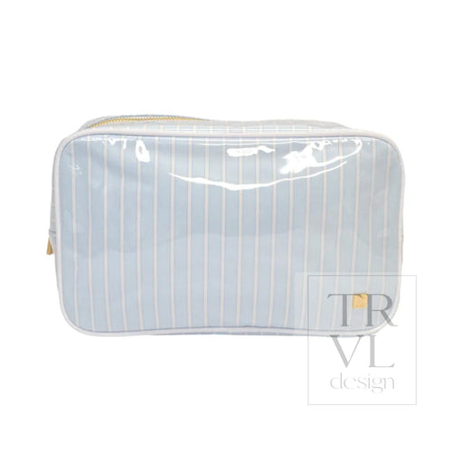 Luxe Gloss Overlay Xl Glam + Go Glam Coastal Set - Sky Stripe (Light Blue)