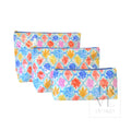 Luxe Gloss Trio Bags - Aqua Coral