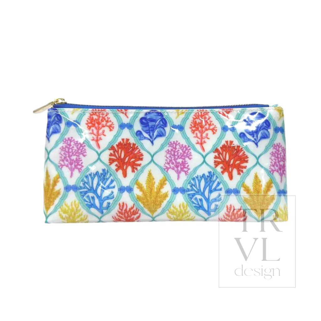Luxe Gloss Trio Bags - Aqua Coral