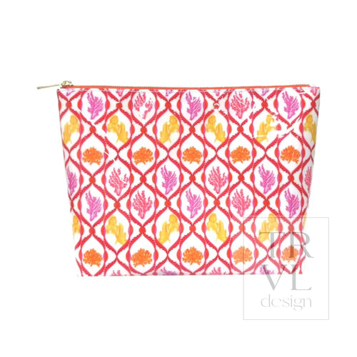 Luxe Gloss Trio Bags - Red Coral