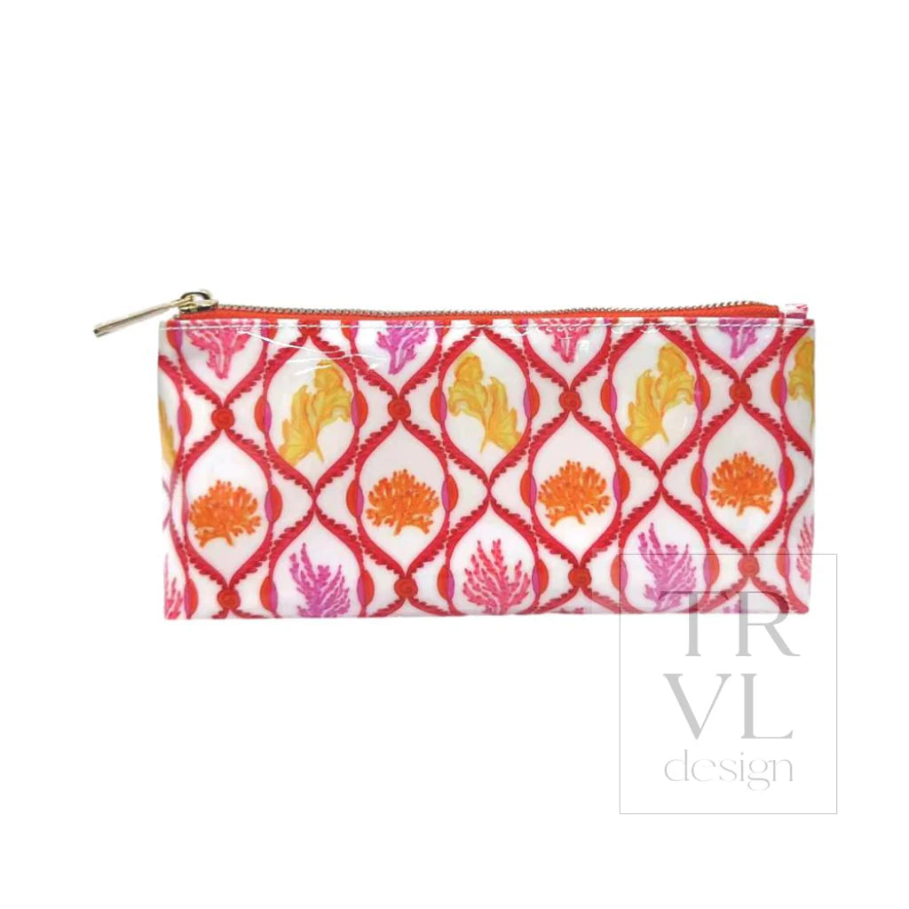 Luxe Gloss Trio Bags - Red Coral