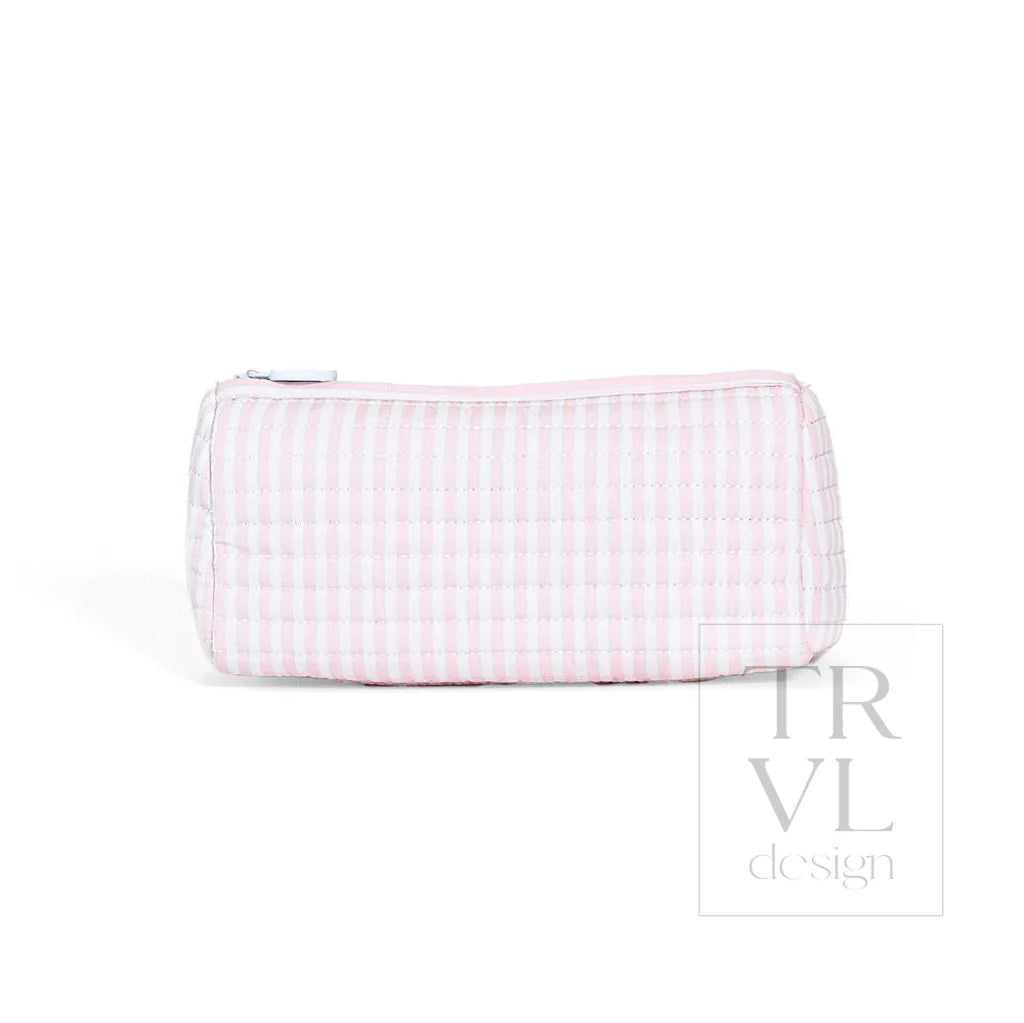 Quilted Pochette Bag - Pimlico Stripe Pink