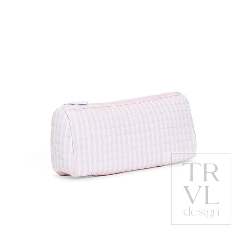 Quilted Pochette Bag - Pimlico Stripe Pink