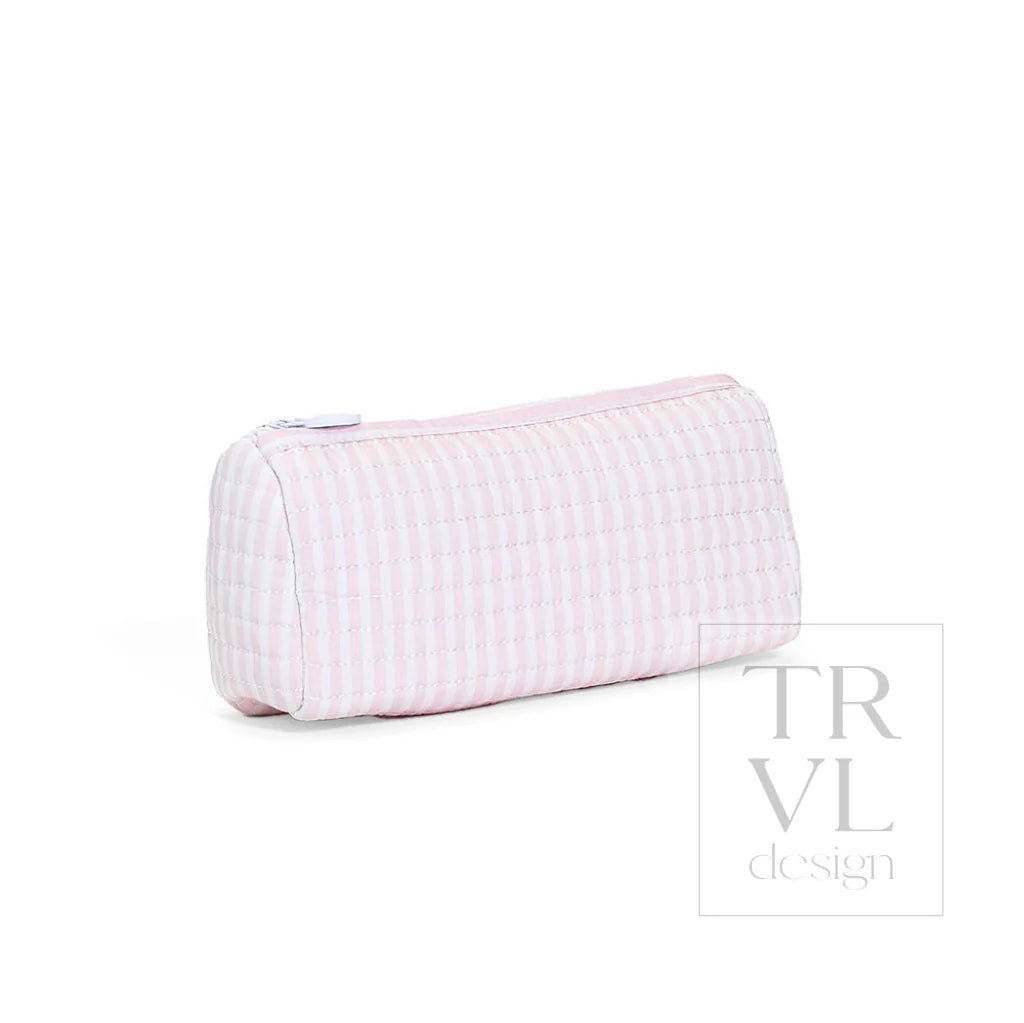 Quilted Pochette Bag - Pimlico Stripe Pink