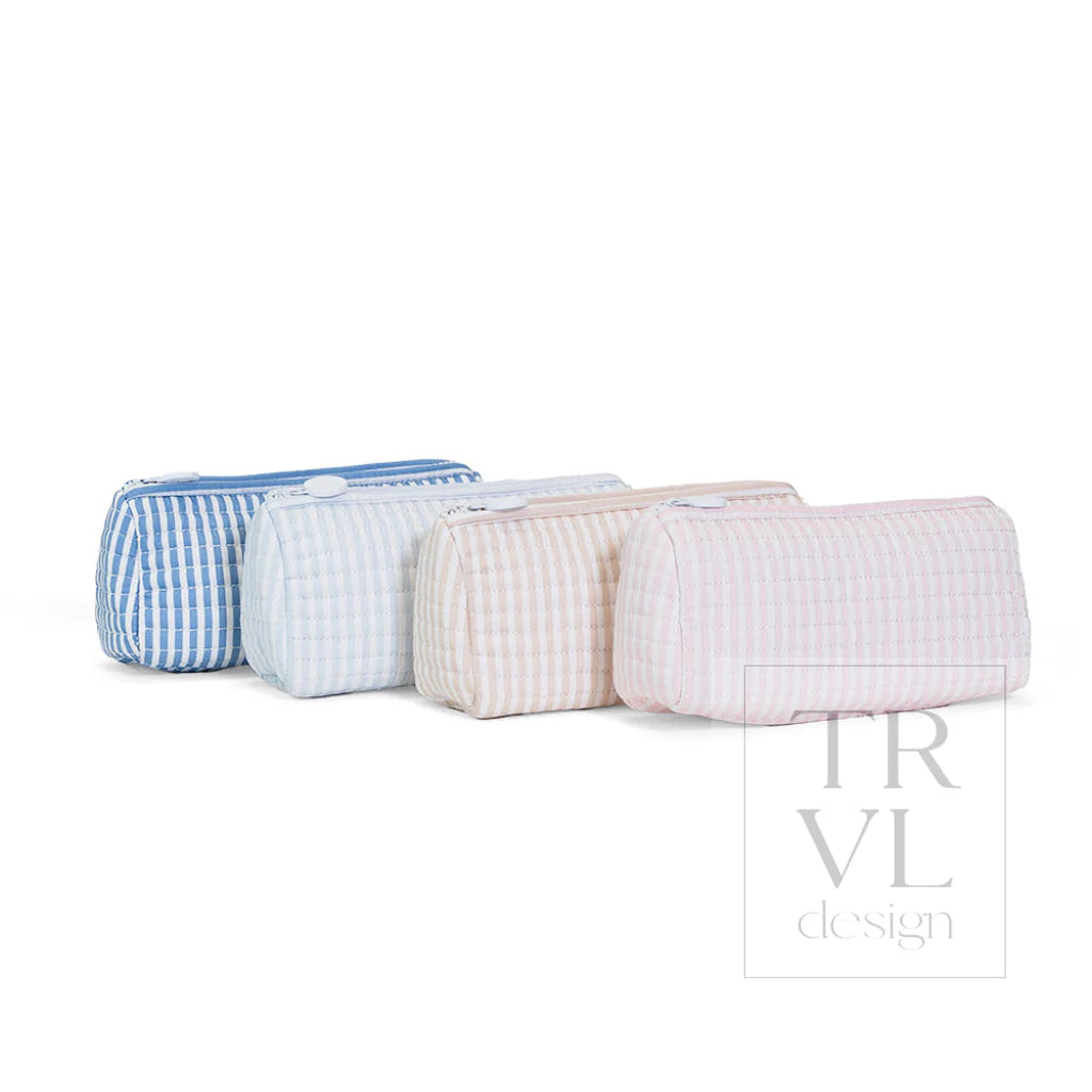 Quilted Pochette Bag - Pimlico Stripe Pink