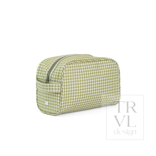Stowaway Toiletry Bag - Rodeo Check Cactus