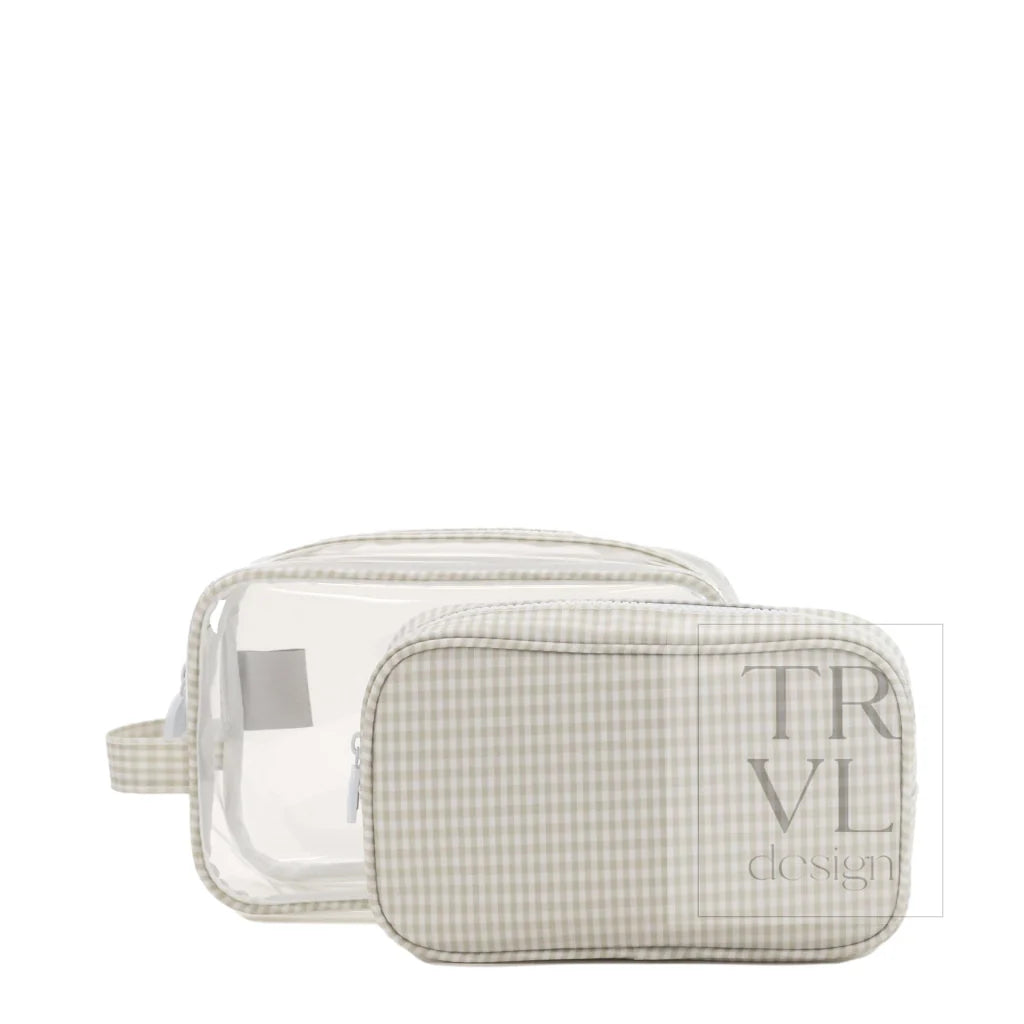 Duo Gingham Clear - Gingham Pearl Grey