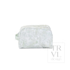 Stowaway Toiletry Bag - Bunny Toile Green
