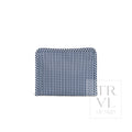 Roadie Medium Zip Pouch - Gingham Navy