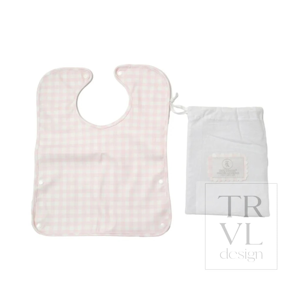 Best Bib - Pimlico Check Pink *2 Pc Pre-Pack*