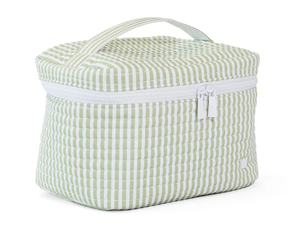 TRVL DESIGN TL540-QPSG QUILTED TRAIN SET-PIMLICO STRIPE SAGE