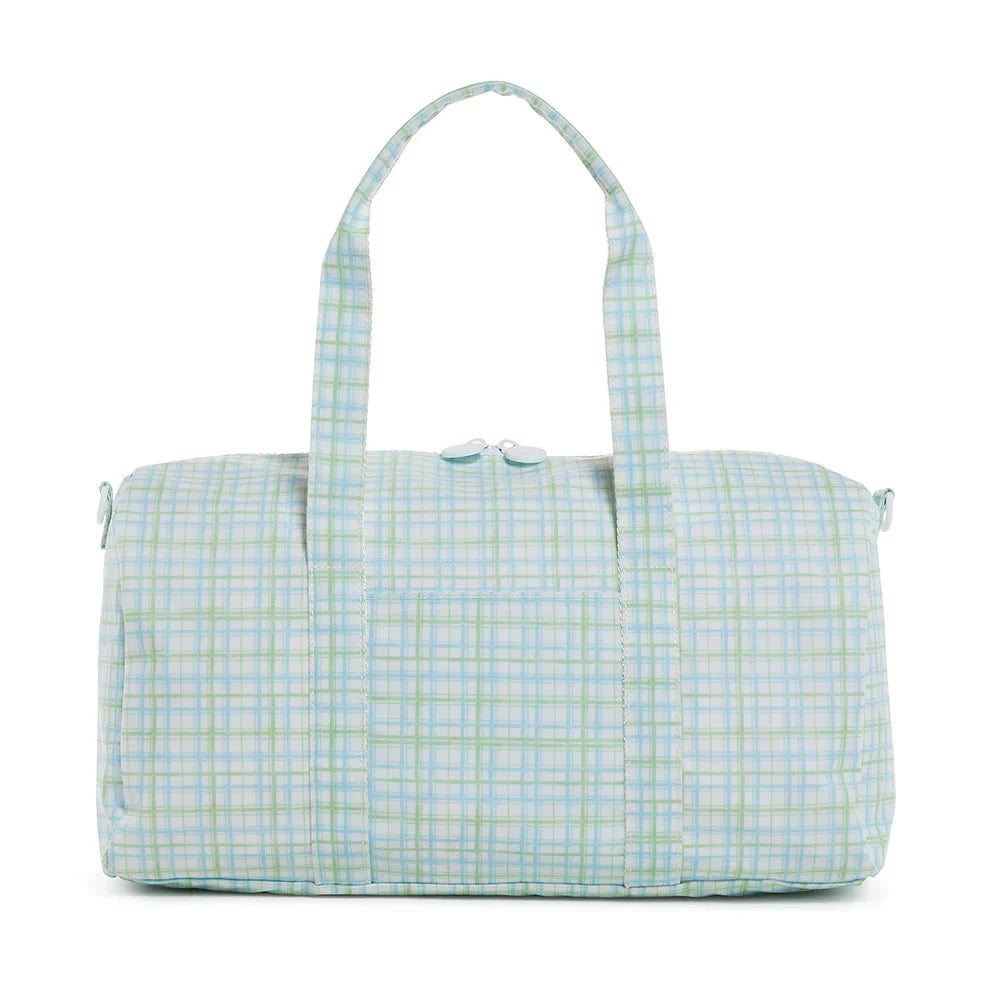 TRVL DESIGN TS710-CPG WEEKENDER DUFFEL BAG - CLASSIC PLAID GREEN