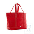 TRVL DESIGN COTD CNVS MAXI TOTE RED TS750-RED