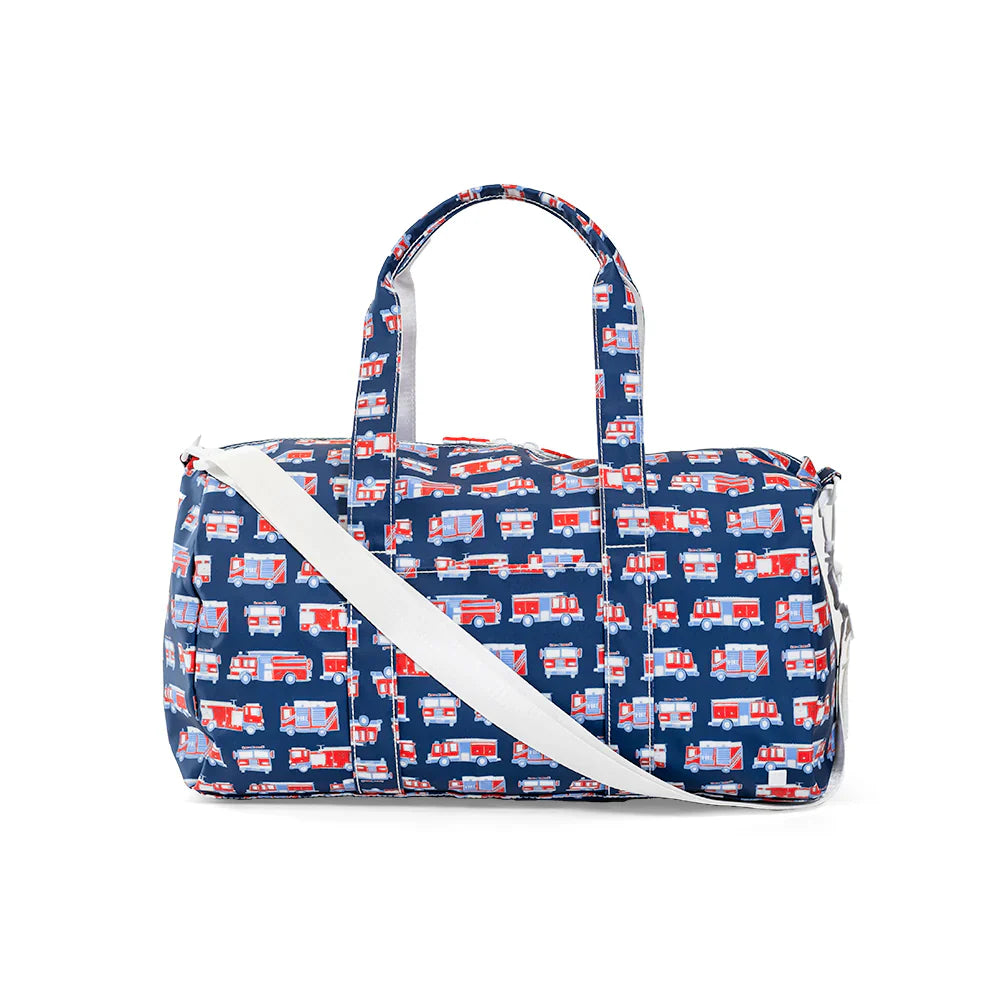TRVL DESIGN WEEKENDER DUFFER BAG-FIRE ENGINES TS710-FREN