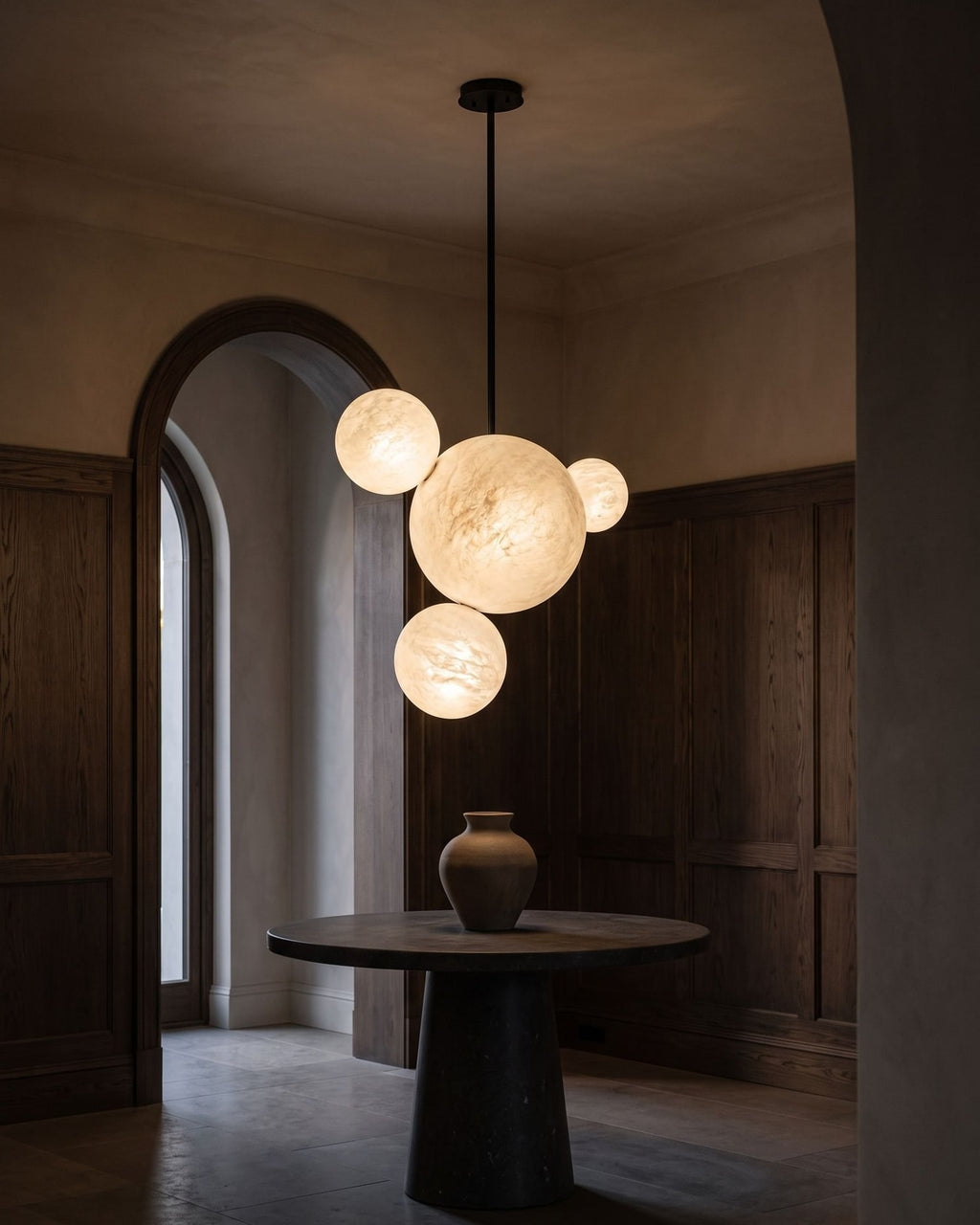 32 cm Up & Down Alabaster Sconce