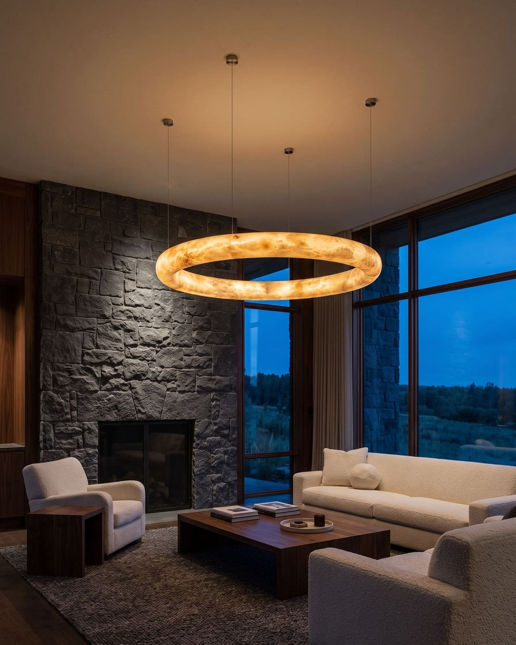 Halo Alabaster Lamp