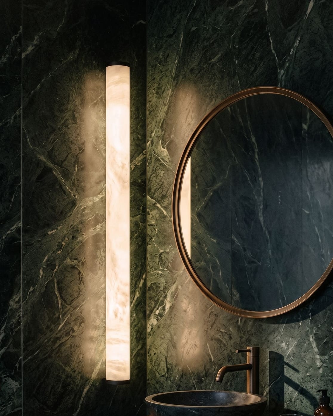 Slim Alabaster Lamp