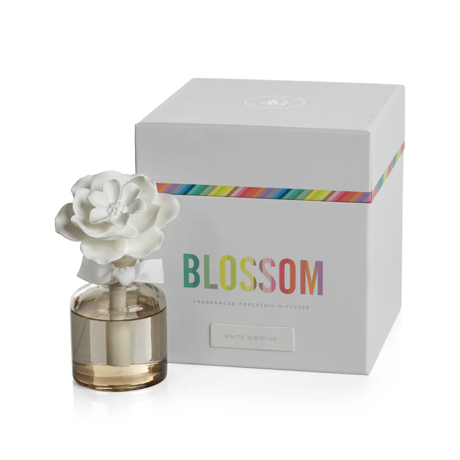 Apothecary Guild Blossom Porcelain Diffuser White Hibiscus 40 Ml