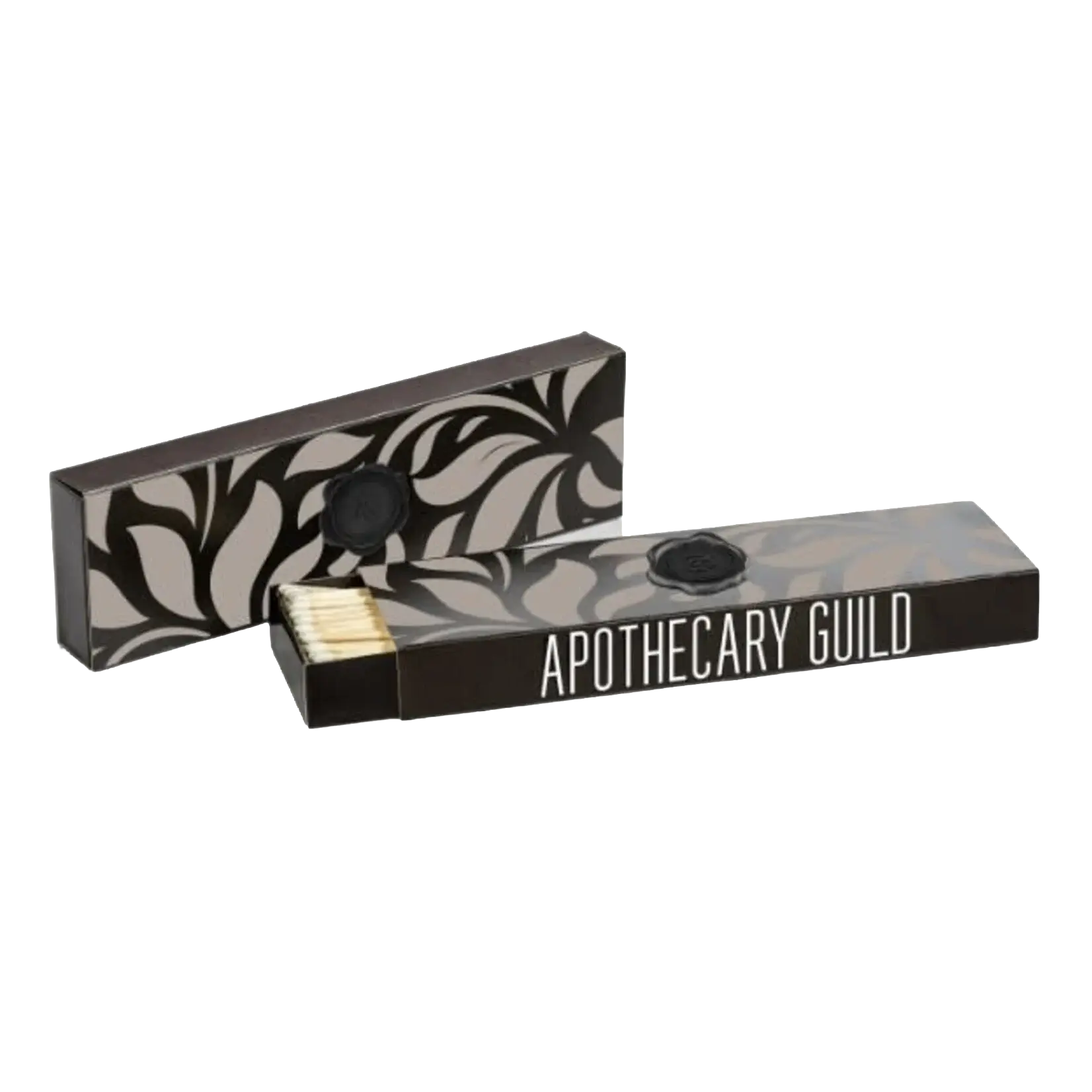Apothecary Guild matches Black And Beige Box 60 Pack