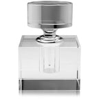 Modern Morocco Cube Glass Perfume 2.5 x 2.5 x 3.25 Inches