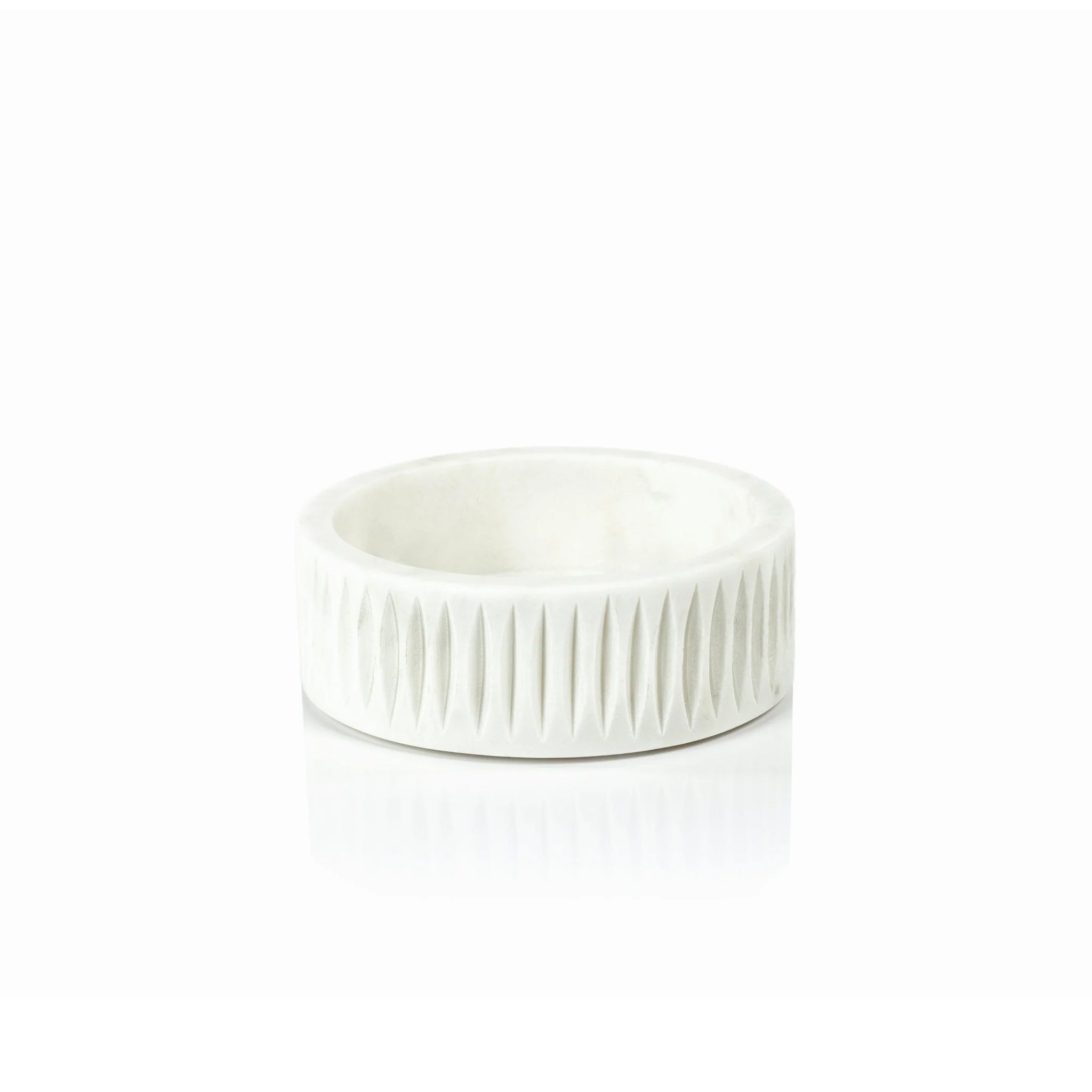 Arezzo Carved Marble Bowl Small 6" x 2"