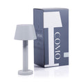 Como Rechargeable Table Light Light Gray 4.5 x 9.5 In