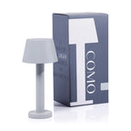 Como Rechargeable Table Light Light Gray 4.5 x 9.5 In