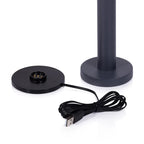 Como Rechargeable Table Light Slate Gray 4.5 x 9.5 In